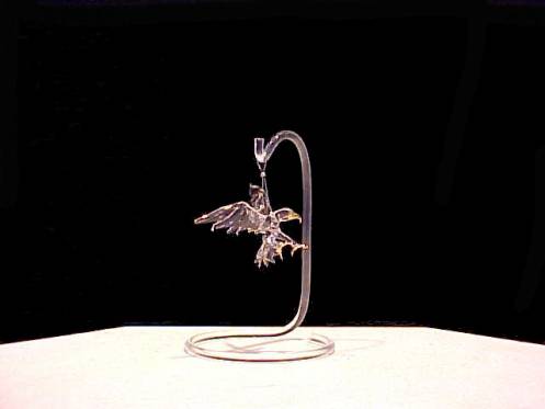 Eagle wedding favor all genuine hand blown glass with real gold.