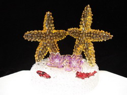 starfish wedding cake top